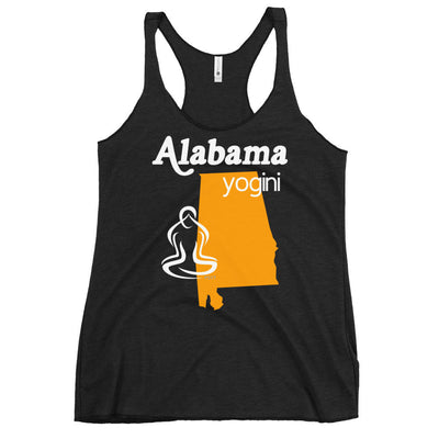 Alabama Map Yogini Dark Color Tank Top