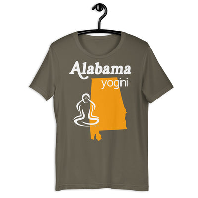 Alabama Map Yogini Dark Shirt