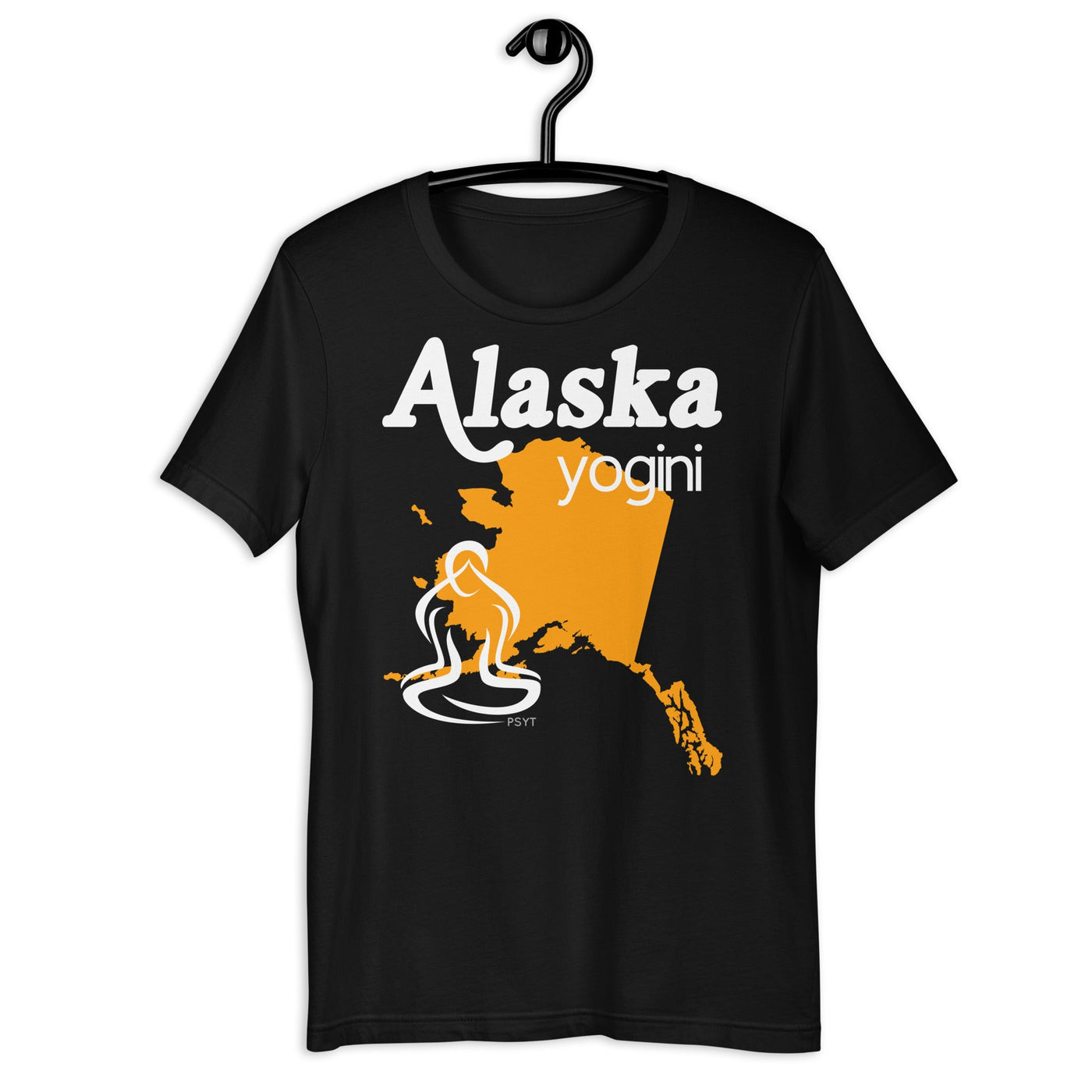 Alaska Map Yogini Dark Shirt