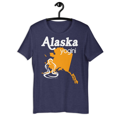 Alaska Map Yogini Dark Shirt