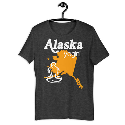 Alaska Map Yogini Dark Shirt