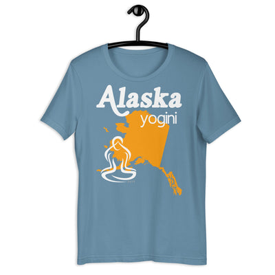 Alaska Map Yogini Dark Shirt