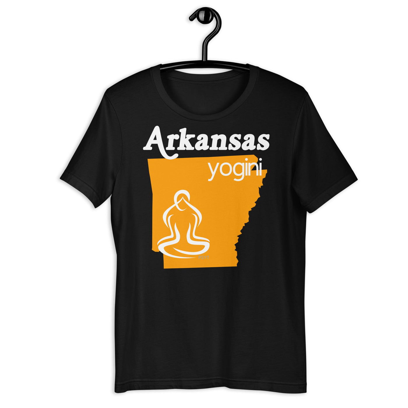 Arkansas Map Yogini Dark Shirt