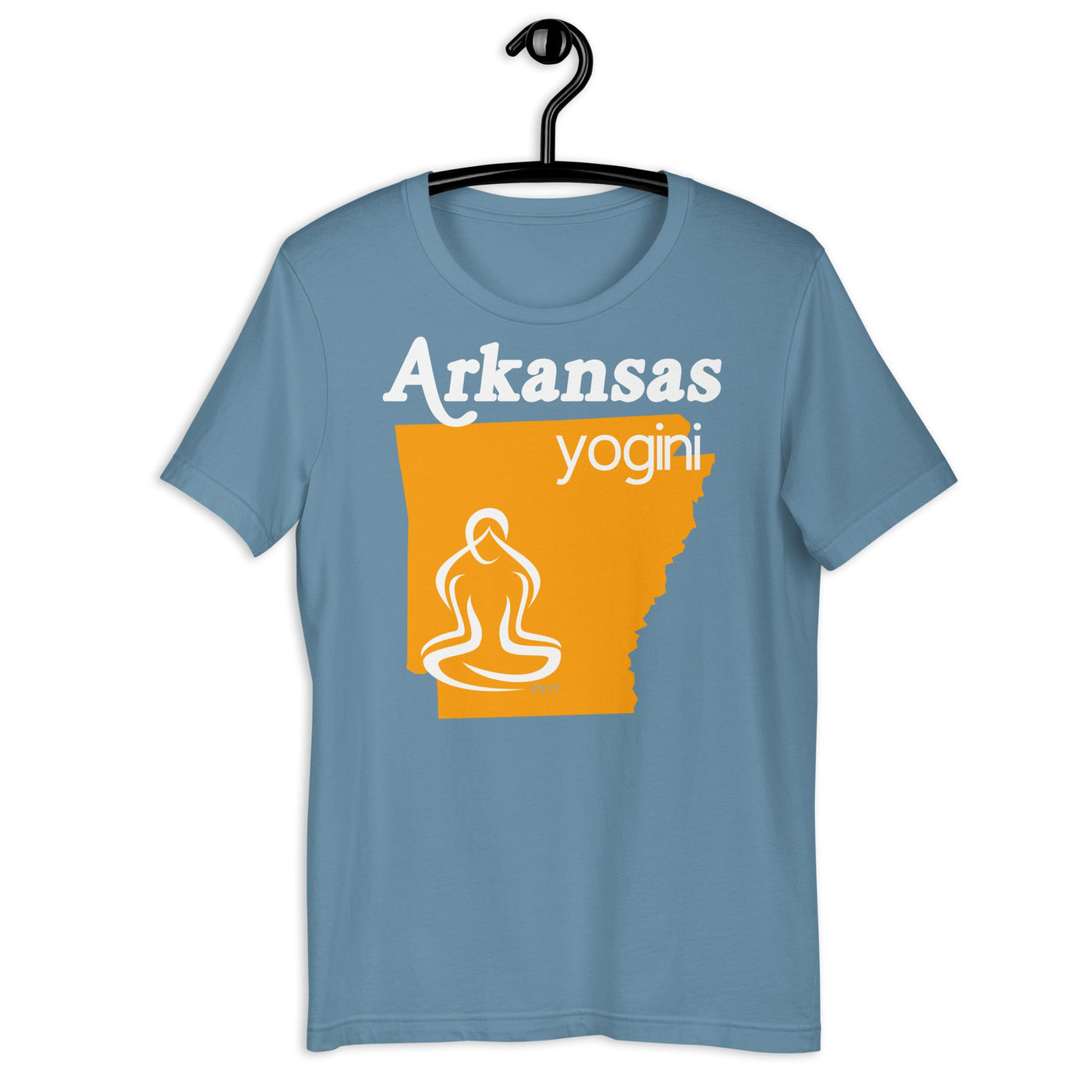 Arkansas Map Yogini Dark Shirt