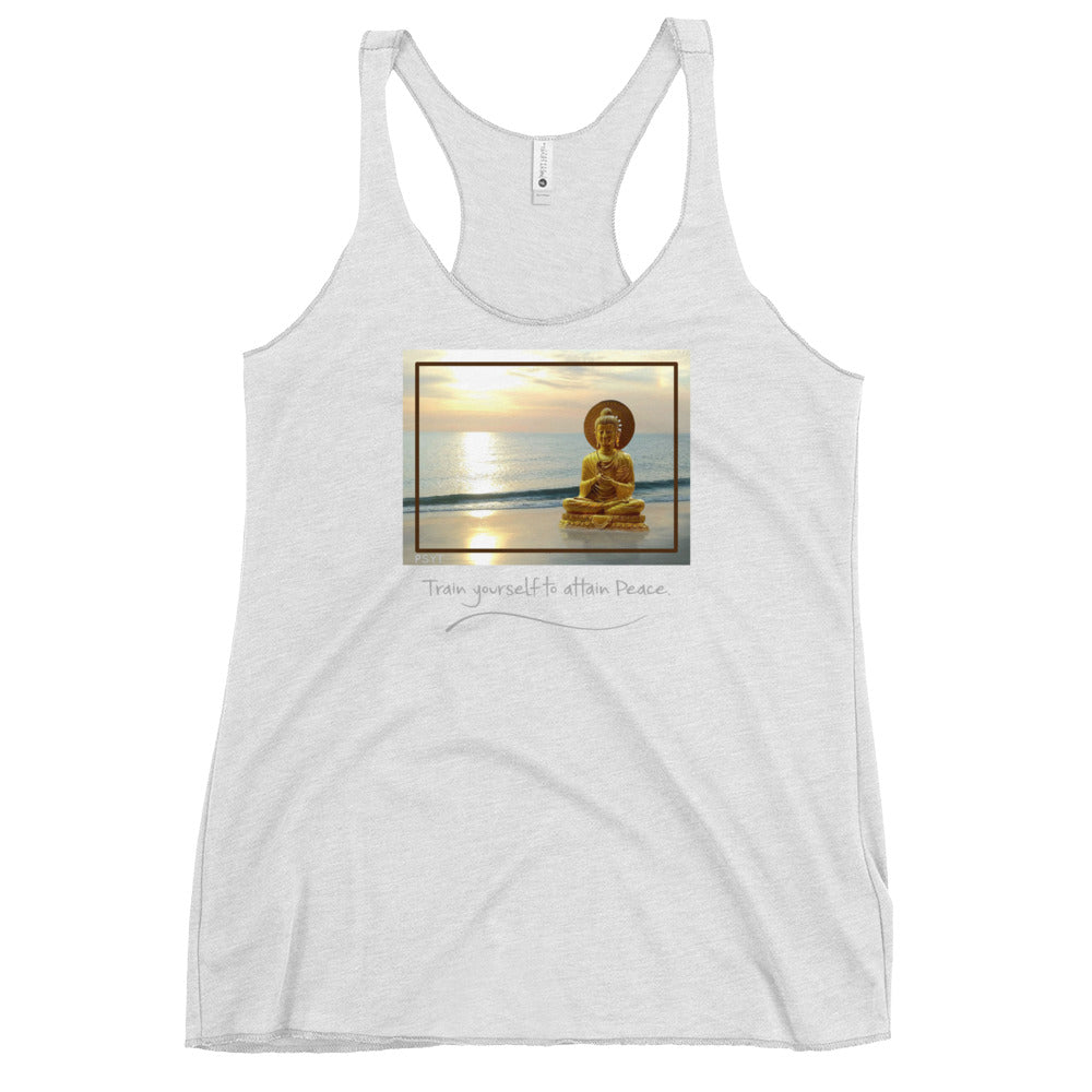 Beach Buddha Quote Tank Top