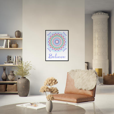 Believe - Inspirational Series 1 Wood Frame