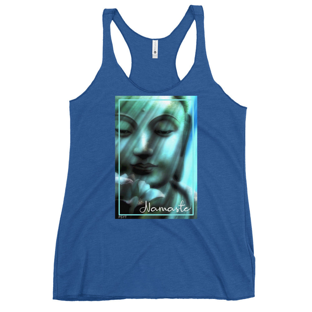 Blue Buddha Namaste Tank Top