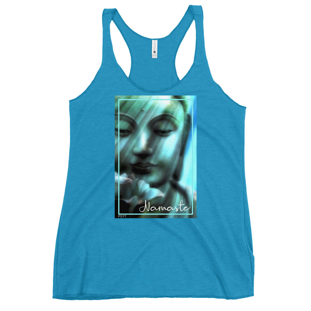 Blue Buddha Namaste Tank Top