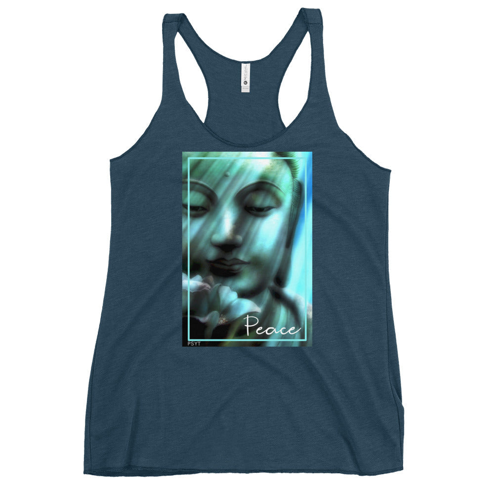 Blue Buddha Peace Tank Top