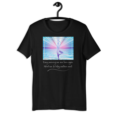 Blue Dawn Buddha Quote Shirt