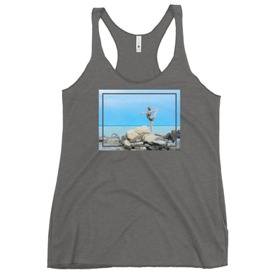 Blue Sea Dance Pose Tank Top