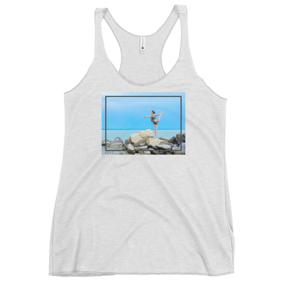 Blue Sea Dance Pose Tank Top