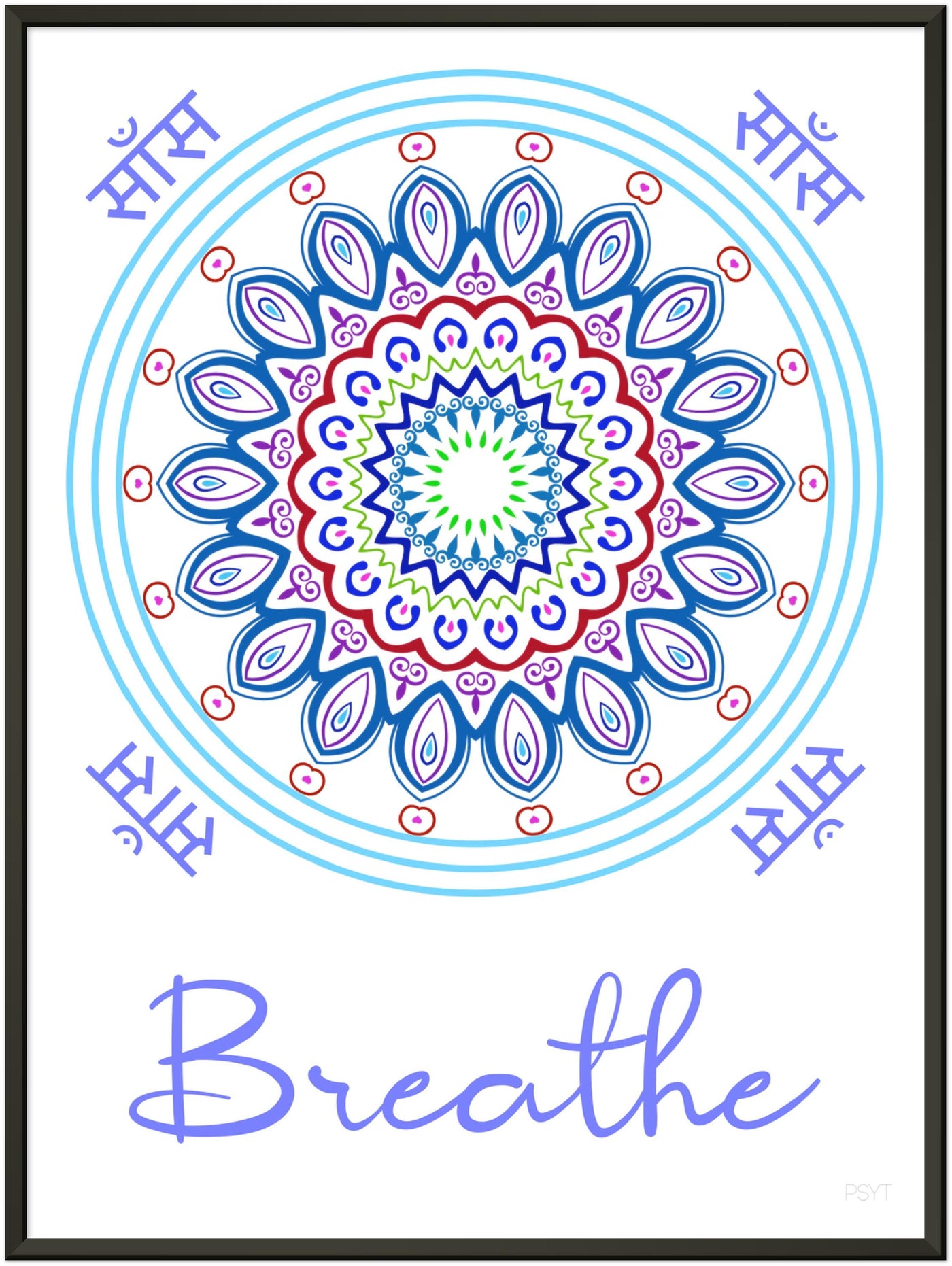 Breathe - Inspirational Series 1 Metal Frame