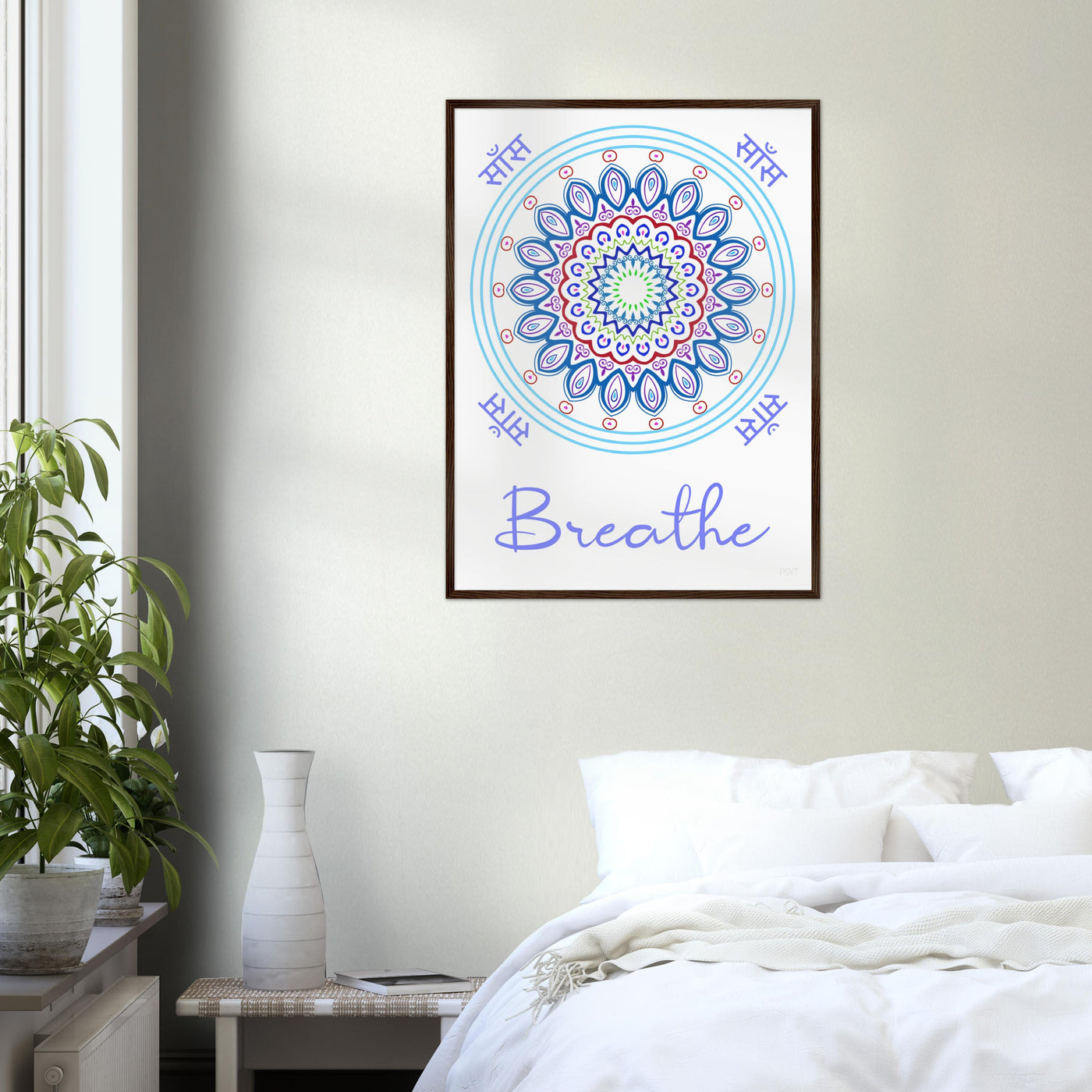 Breathe - Inspirational Series 1 Wood Frame