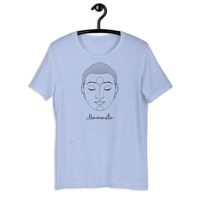 Buddha Face Namaste Light Color Shirt