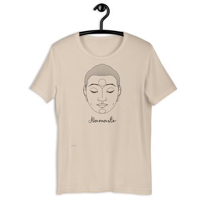 Buddha Face Namaste Light Color Shirt