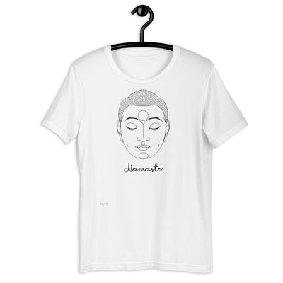 Buddha Face Namaste Light Color Shirt