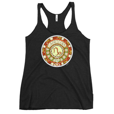 Capricorn Yogastrology Racerback Tank Top