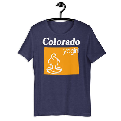 Colorado Map Yogini Dark Shirt