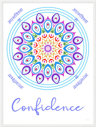 Confidence - Inspirational Series 1 Wood Frame