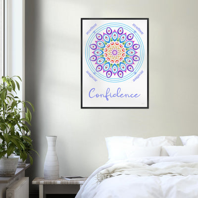 Confidence - Inspirational Series 1 Wood Frame