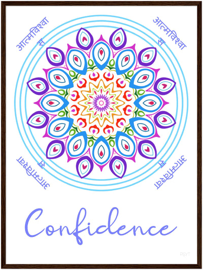 Confidence - Inspirational Series 1 Wood Frame