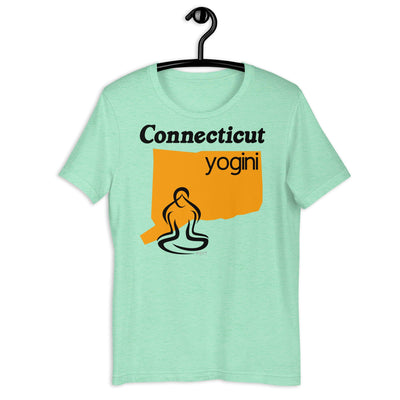 Connecticut Map Yogini Light Shirt