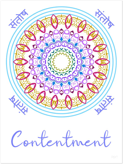 Contentment - Inspirational Series 1 Poster