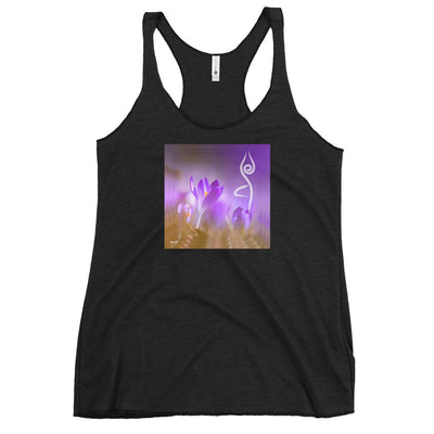 Crocus Flower Tree Pose Tank Top