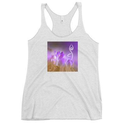 Crocus Flower Tree Pose Tank Top