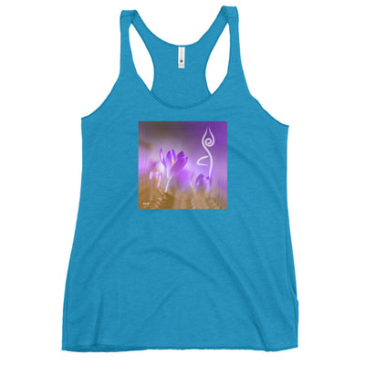 Crocus Flower Tree Pose Tank Top