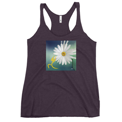 Daisy Flower Warrior Pose Tank Top