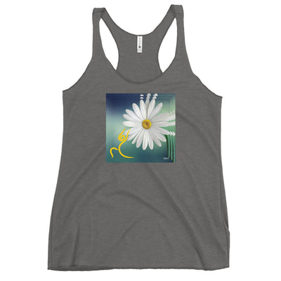 Daisy Flower Warrior Pose Tank Top