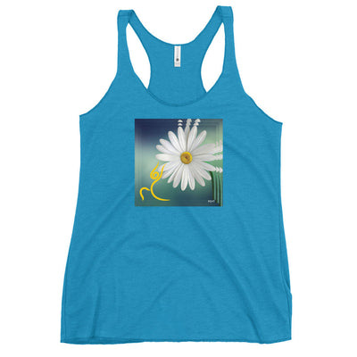 Daisy Flower Warrior Pose Tank Top