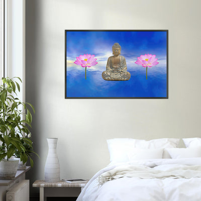 Endless Buddha Ocean Metal Frame