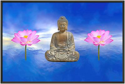 Endless Buddha Ocean Metal Frame