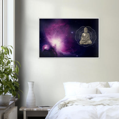 Endless Buddha Orion Nebula Wood Frame