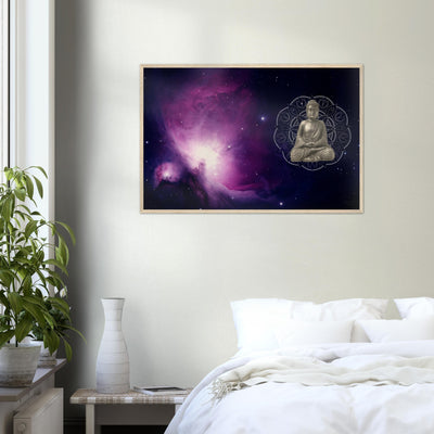 Endless Buddha Orion Nebula Wood Frame