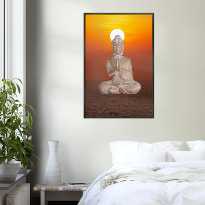 Endless Buddha Sunset Metal Frame