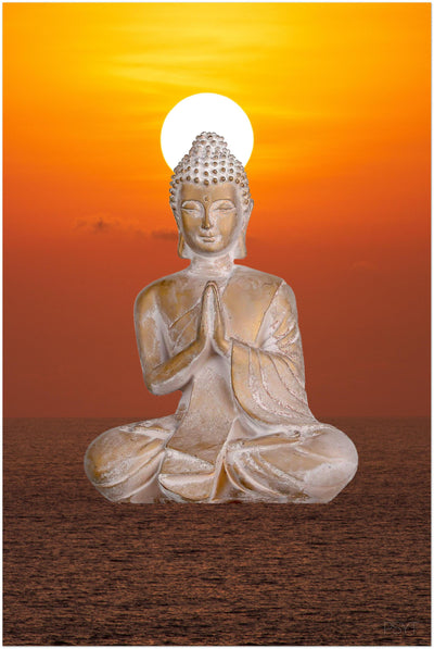 Endless Buddha Sunset Poster