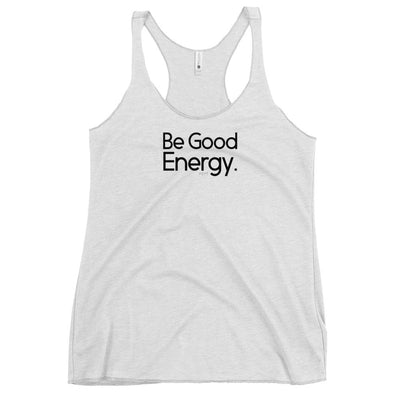 Fact: Be Good Energy White Tank Top