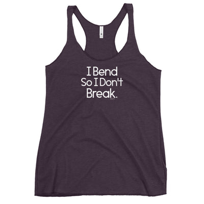 Fact: I Bend So I Don't Break Dark Color Tank Top