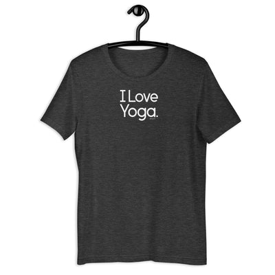 Fact: I Love Yoga Dark Color Shirt