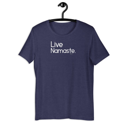 Fact: Live Namaste Dark Color Shirt