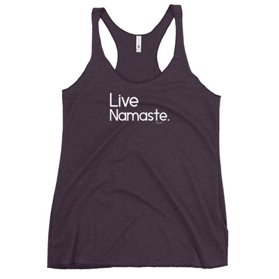 Fact: Live Namaste Dark Color Tank Top