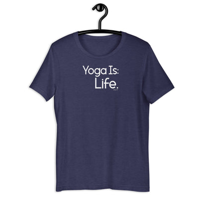 Fact: Yoga Is Life Dark Color Shirt