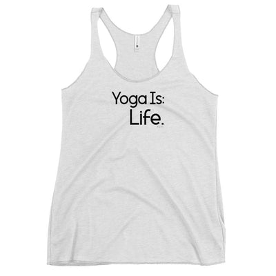 Fact: Yoga Is Life White Tank Top