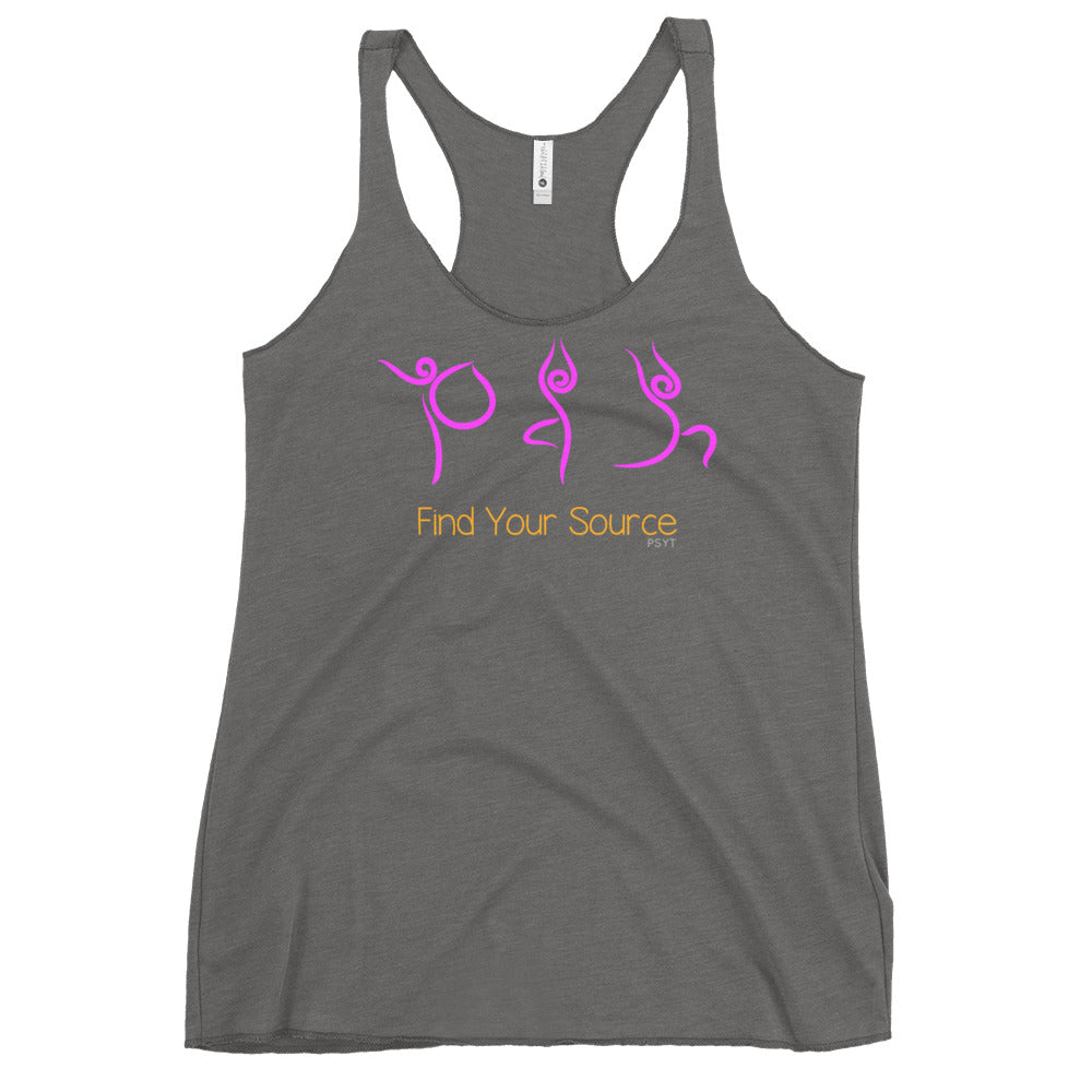 Find Your Source Yoga Routine Racerback Tank Top