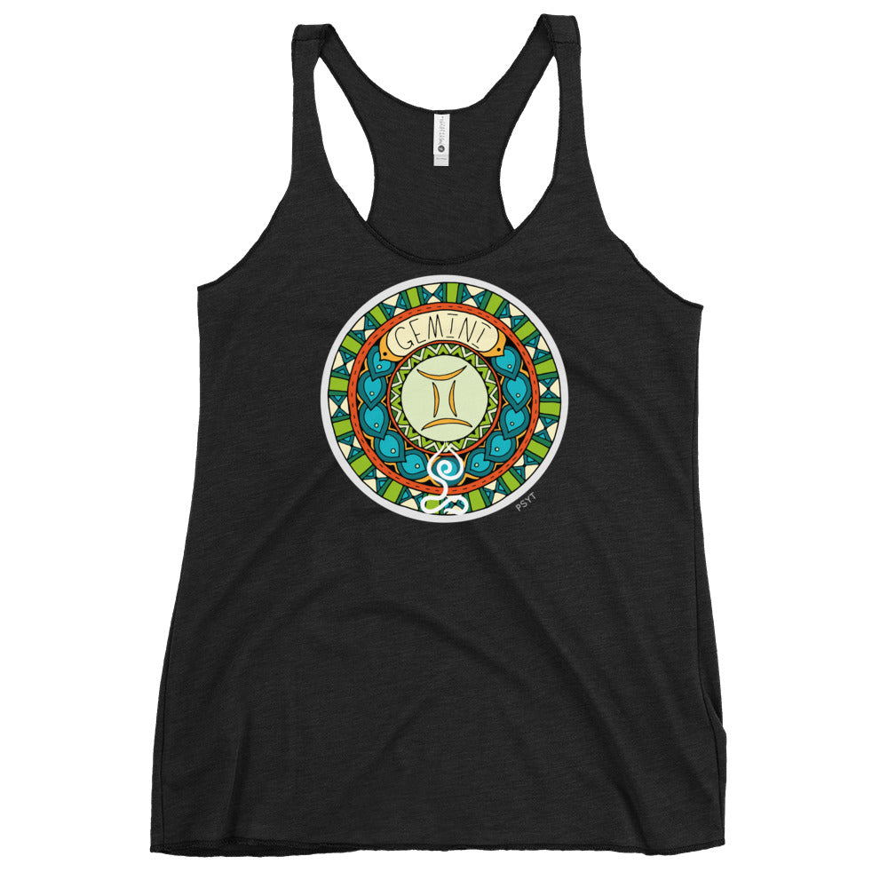 Gemini Yogastrology Racerback Tank Top