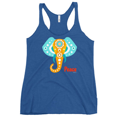 Giant Elephant Peace Racerback Tank Top